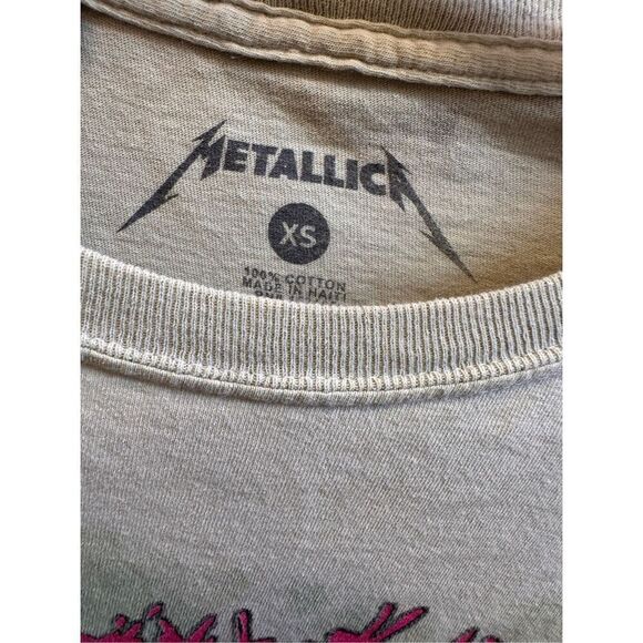 Metallica Green Sun Graphic Tee Size XS - Picture 3 of 4